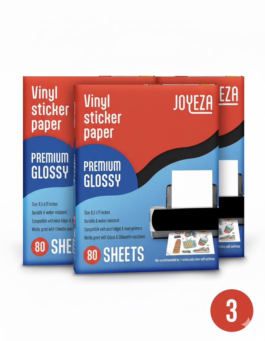 JOYEZA Premium Printable Vinyl Sticker Paper